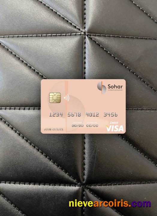 Oman Sohar International Bank visa debit card photolook